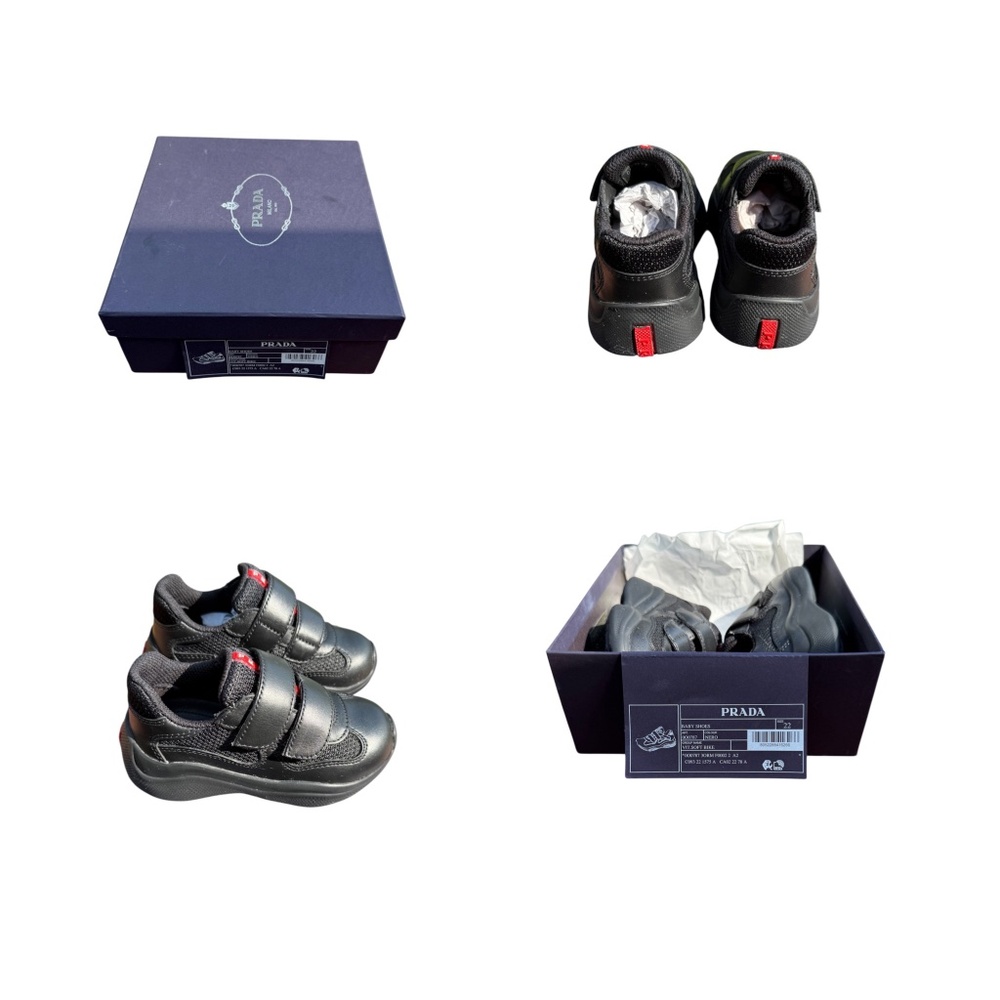 Prada baby shoes size 6c
